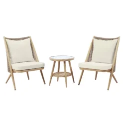 3pc Dirk Patio Chair With Side Table - MiBasics -Crosley Sales Store GUEST 3ad16f1c 36a2 422a a35a c36414b9aa6d