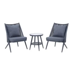 3pc Dirk Patio Chair With Side Table - MiBasics -Crosley Sales Store GUEST 3ae90dbd 268b 41e5 8183 945fddcf9775