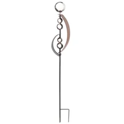 Wind & Weather Iron And Five Stainless Steel Sphere Sculptural Garden Stake