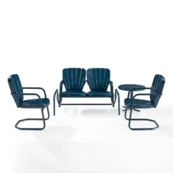 Ridgeland 4pc Outdoor Metal Conversation Set - Navy - Crosley 8 Ridgeland 4pc Outdoor Metal Conversation Set - Navy - Crosley -Crosley Sales Store GUEST 3e129ce3 4340 40ae b969 d91b62b89e85
