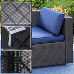 6pc Patio Rattan Furniture Set - Captiva Designs -Crosley Sales Store GUEST 3e30a4b4 c01f 4cbc 93dc 7893a3c4afb9