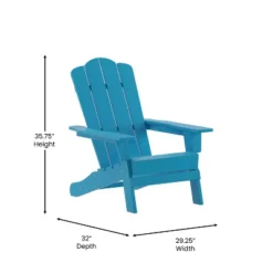 Emma And Oliver Set Of 4 Adirondack Chairs With Cup Holders, Weather Resistant HDPE Adirondack Chairs -Crosley Sales Store GUEST 3edc2301 71fe 46f6 9ee0 629a931d202a