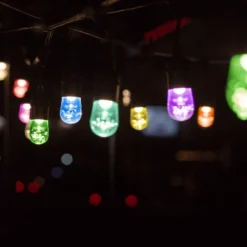 12ct Seasons Wi-Fi Classic Café Outdoor String Lights - Black Wire - Enbrighten