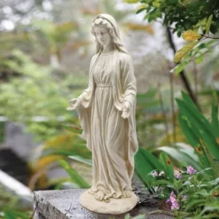 LuxenHome 30.5" H Virgin Mary Indoor Outdoor Statue Garden Statues, Gray Or Ivory 15 LuxenHome 30.5" H Virgin Mary Indoor Outdoor Statue Garden Statues, Gray Or Ivory -Crosley Sales Store GUEST 3feef617 9312 4888 9387 076642c8d318