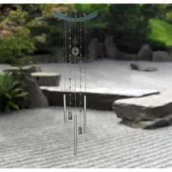 Woodstock Wind Chimes For Outside, Garden Décor, Outdoor & Patio Décor, 40", Feng Shui Chime Wind Chimes