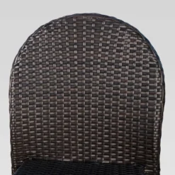 Aurora 4pk Wicker Stacking Chairs - Brown - Christopher Knight Home 7 Aurora 4pk Wicker Stacking Chairs - Brown - Christopher Knight Home -Crosley Sales Store GUEST 450c0107 0b8b 4f52 a683 a307227e80ba
