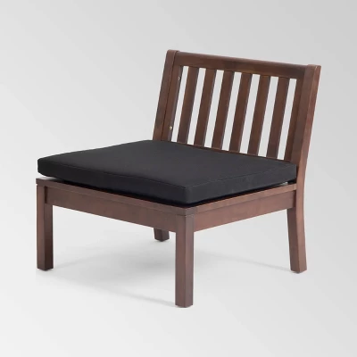 Caswell 4pc Acacia Wood Chat Set - Christopher Knight Home 3 Caswell 4pc Acacia Wood Chat Set - Christopher Knight Home - Image 3