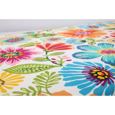 Gregoire Prima Outdoor Squared Corners Chair Pad Set Blue - Pillow Perfect 3 Gregoire Prima Outdoor Squared Corners Chair Pad Set Blue - Pillow Perfect - Image 3