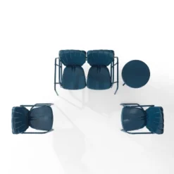 Ridgeland 4pc Outdoor Metal Conversation Set - Navy - Crosley 10 Ridgeland 4pc Outdoor Metal Conversation Set - Navy - Crosley -Crosley Sales Store GUEST 48b41f11 0a14 4b46 9ffe 01a9118a5ea2