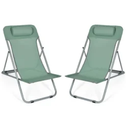 Costway Set Of 2 Beach Chair Portable 3-Position Lounge Chair W/ Headrest BlueGreenOrange 21 Costway Set Of 2 Beach Chair Portable 3-Position Lounge Chair W/ Headrest BlueGreenOrange -Crosley Sales Store GUEST 4ca67869 bfb2 4a45 8741 9577c9712452