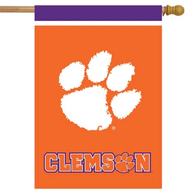Briarwood Lane Clemson Tigers House Flag NCAA Licensed 28" X 40" 1 Briarwood Lane Clemson Tigers House Flag NCAA Licensed 28" X 40"