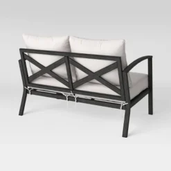 Ryegate Weathered Teak Patio Loveseat - Threshold™ -Crosley Sales Store GUEST 4e5769e4 de8a 4319 966a e74f0172a705