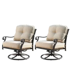 Oakland Living 5pc Deep Seating Swivel Aluminum Outdoor Patio Fire Pit Dining Set With 44" Round Fire Table With Weave Pattern Copper 23 Oakland Living 5pc Deep Seating Swivel Aluminum Outdoor Patio Fire Pit Dining Set With 44" Round Fire Table With Weave Pattern Copper -Crosley Sales Store GUEST 4ead8e26 39f7 424a ad5c 8be87a8ca392