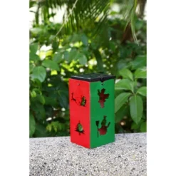 Techko Maid LED Solar 10.8" Portable Christmas Cut Out Decorative Outdoor Lantern Clear -Crosley Sales Store GUEST 4f7f24ad aa88 4d40 864e 8c8fec4e65e8