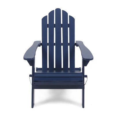 2pk Hazel Outdoor Acacia Wood Foldable Adirondack Chairs - Christopher Knight Home 3 2pk Hazel Outdoor Acacia Wood Foldable Adirondack Chairs - Christopher Knight Home - Image 3