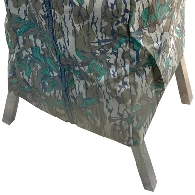 Bayou Classic Outdoor Custom Fit Camo Weatherproof Zippered Cover For Bayou Classic 700-701 4 Gallon Freestanding/Tabletop Fryer, Mossy Oak 2 Bayou Classic Outdoor Custom Fit Camo Weatherproof Zippered Cover For Bayou Classic 700-701 4 Gallon Freestanding/Tabletop Fryer, Mossy Oak - Image 2