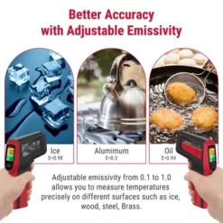 ThermoPro TP450W Dual Laser Temperature Gun For Cooking, Digital Infrared Thermometer For Pizza Oven Grill, Laser Thermometer Gun -Crosley Sales Store GUEST 519b6ee2 4b71 4ada 9b0a 9547b544da54