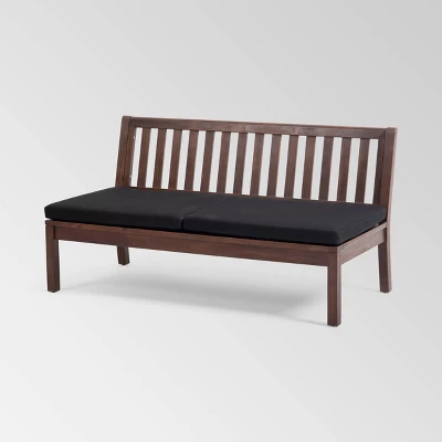 Caswell 4pc Acacia Wood Chat Set - Christopher Knight Home 2 Caswell 4pc Acacia Wood Chat Set - Christopher Knight Home - Image 2