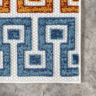 NuLOOM Rochel Mediterranean Indoor/Outdoor Area Rug 4 NuLOOM Rochel Mediterranean Indoor/Outdoor Area Rug - Image 4