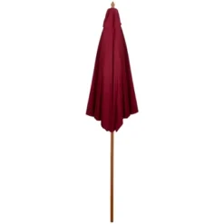 Northlight 8.5ft Outdoor Patio Market Umbrella With Wooden Pole, Burgundy -Crosley Sales Store GUEST 5367c1c8 4c1d 475f b2e0 f19b225913f2