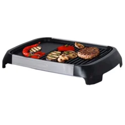 Brentwood Select TS-641 1200 Watt Electric Indoor Grill & Griddle In Stainless Steel -Crosley Sales Store GUEST 56e5bac7 2b41 428e 8380 8d426f56c01c