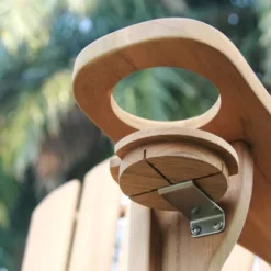 Sherwood Oversized Adirondack Chair With Cup Holder - Teak - Cambridge Casual -Crosley Sales Store GUEST 57a866d6 6a2f 480a bf7d 58343e0ba359