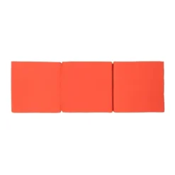 Perla 3pc Outdoor Acacia Wood Chaise Lounge Set With Cushions - Teak/Orange - Christopher Knight Home -Crosley Sales Store GUEST 58190c91 81b7 4bd8 a98d 9ac50bdb6516