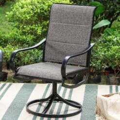 Patio Set With Steel Table With 1.57" Umbrella Hole & Steel Swivel Sling Arm Chairs - Captiva Designs 27 Patio Set With Steel Table With 1.57" Umbrella Hole & Steel Swivel Sling Arm Chairs - Captiva Designs -Crosley Sales Store GUEST 585bdcad a570 4cd0 8b8f a5c075c6d19c