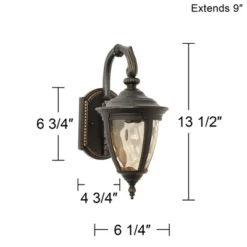 John Timberland Vintage Outdoor Wall Light LED Fixtures Set Of 2 Bronze 13 1/2" Champagne Glass For Exterior House Porch Patio 13 John Timberland Vintage Outdoor Wall Light LED Fixtures Set Of 2 Bronze 13 1/2" Champagne Glass For Exterior House Porch Patio -Crosley Sales Store GUEST 5887038f d6d0 46ab 92d6 842b7e8df347