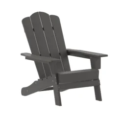 Emma And Oliver Set Of 4 Adirondack Chairs With Cup Holders, Weather Resistant HDPE Adirondack Chairs -Crosley Sales Store GUEST 58ca38aa 2685 4e46 8de7 b6d340742861
