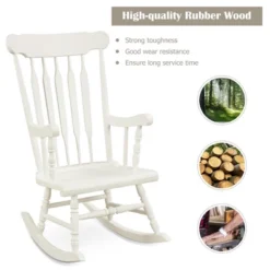 Costway Solid Wood Rocking Chair Porch Rocker Indoor Outdoor Seat Glossy Finish WhiteCoffee 17 Costway Solid Wood Rocking Chair Porch Rocker Indoor Outdoor Seat Glossy Finish WhiteCoffee -Crosley Sales Store GUEST 5a03c953 04d1 414b 97f6 9771b1dc7769