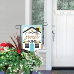 Big Dot Of Happiness Welcome Home Housewarming - Outdoor Home Decorations - Double-Sided New Sweet Home Garden Flag - 12 X 15.25 Inches -Crosley Sales Store GUEST 5af0d5ed 1d5a 4052 952c e63f503473c9