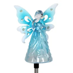 33.85" Acrylic Solar Angel Stake Blue - Exhart -Crosley Sales Store GUEST 5b59a359 1a9b 43ed ae0d 9f76a4d5a8d9