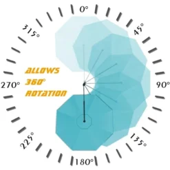 Aoodor Patio 10FT Off-set Hanging Aluminum Cantilever Umbrella（ Not Include A Base） -Crosley Sales Store GUEST 5bb5b294 fca1 423c 966d 032df5cf4524