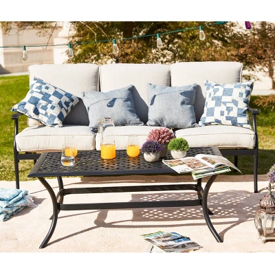 2pc Sofa And Coffee Table Patio Seating Set - Patio Festival 11 2pc Sofa And Coffee Table Patio Seating Set - Patio Festival - Image 11