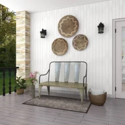 Metal Garden Bench - Olivia & May -Crosley Sales Store GUEST 5cec2b6d 8803 4722 a212 ecfda53dd531