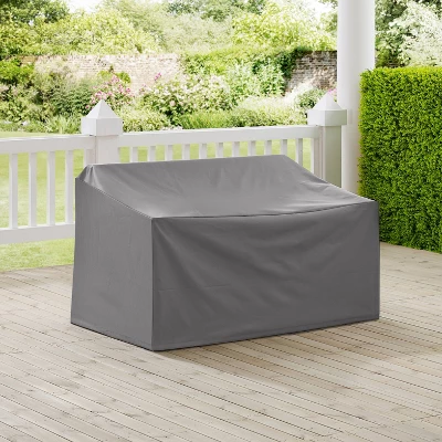Outdoor Loveseat Furniture Cover - Gray - Crosley 2 Outdoor Loveseat Furniture Cover - Gray - Crosley - Image 2