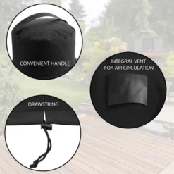 Pure Grill 27-Inch Ceramic Grill Cover For All Large Kamado Charcoal BBQ Grill Brands, Universal Fit Cover - 35" Dia X 45" H -Crosley Sales Store GUEST 617e9074 72b6 4a5c ae70 0c8330c28a3c