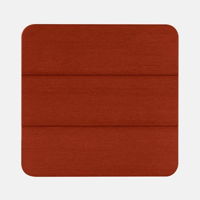 Italica 4pc Outdoor Set With Modern Adirondack Chairs, Double Wider Adirondack Chair & Side Table - Rustick Red - Highwood 7 Italica 4pc Outdoor Set With Modern Adirondack Chairs, Double Wider Adirondack Chair & Side Table - Rustick Red - Highwood - Image 7