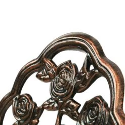 3pc Rose Cast Metal Set With Cast Aluminum Table Top & Chairs - Oakland Living -Crosley Sales Store GUEST 62023065 dd6f 4e0f b724 ce117409e1ae