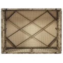 5pc Wicker Patio Seating Set With Cushions - Brown/Beige - GODEER -Crosley Sales Store GUEST 6367ec6f 0261 466b accc b87f0abae0fb