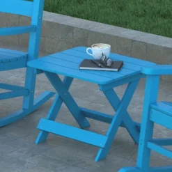 Emma And Oliver Portable Folding HDPE Adirondack Side Table For Indoor/Outdoor Use 16 Emma And Oliver Portable Folding HDPE Adirondack Side Table For Indoor/Outdoor Use -Crosley Sales Store GUEST 638d7fdb 7d64 4ac7 94c6 cf000454986a
