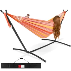 Best Choice Products 2-Person Brazilian-Style Cotton Double Hammock With Stand Set W/ Carrying Bag 23 Best Choice Products 2-Person Brazilian-Style Cotton Double Hammock With Stand Set W/ Carrying Bag -Crosley Sales Store GUEST 6435b0b9 9e69 455b 9e6d ec7233438d72
