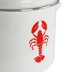 Martha Stewart Enamel On Steel 16 Quart Lobster Pot In Cream -Crosley Sales Store GUEST 64ca83dd 4394 4bca 99c8 d71ef084b946