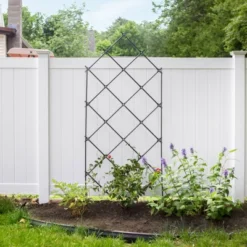 Achla Designs 95" Traditional Freestanding Lattice Iron Garden Trellis Graphite Powder Coat Finish 10 Achla Designs 95" Traditional Freestanding Lattice Iron Garden Trellis Graphite Powder Coat Finish -Crosley Sales Store GUEST 6630997c c9ed 4bc1 a92f 121b7b12f01c