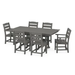 Lakeside 7pc Farmhouse Dining Set - POLYWOOD -Crosley Sales Store GUEST 6657e1a0 59f7 4e6f a86b f26e035578bc