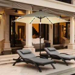 Costway 9' Solar LED Lighted Patio Market Umbrella Tilt Adjustment Crank Lift 22 Costway 9' Solar LED Lighted Patio Market Umbrella Tilt Adjustment Crank Lift -Crosley Sales Store GUEST 67607bcf d3dc 4851 ab63 afb99f7c43bb