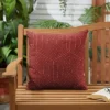 20" Sunbrella Outdoor Throw Pillow Red