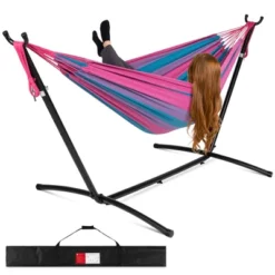 Best Choice Products 2-Person Brazilian-Style Cotton Double Hammock With Stand Set W/ Carrying Bag 31 Best Choice Products 2-Person Brazilian-Style Cotton Double Hammock With Stand Set W/ Carrying Bag -Crosley Sales Store GUEST 6b37120b 25dd 4613 af19 9bfbd52c2ea9