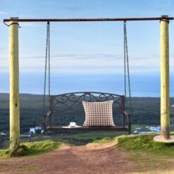 Tangkula Patio Hanging Porch Swing Outdoor 2-Person Metal Swing Bench Chair W/ Chains 12 Tangkula Patio Hanging Porch Swing Outdoor 2-Person Metal Swing Bench Chair W/ Chains -Crosley Sales Store GUEST 6b8f1e4e 39dd 4c41 b999 2d3c181dbac1